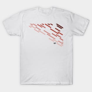 Modern Abstract Red and White #minimal #decor #design #kirovair #buyart T-Shirt